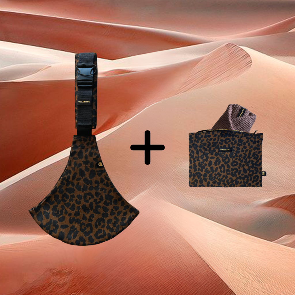 Wildride Toddler Carrier and Leopard Print Brown